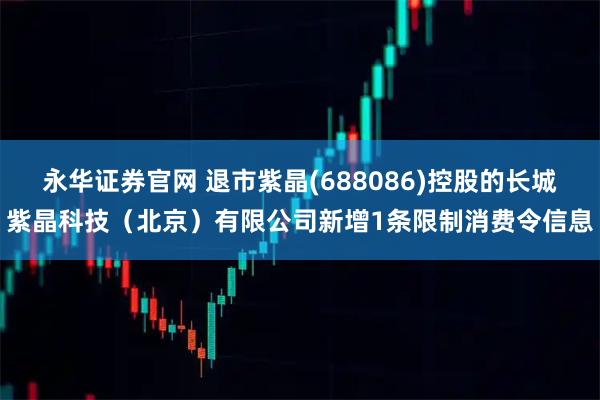 永华证券官网 退市紫晶(688086)控股的长城紫晶科技（北京）有限公司新增1条限制消费令信息